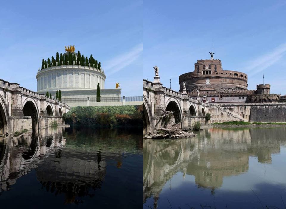 Как выглядели 12 культовых сооружений Римской империи 2000 лет назад и что от них осталось сейчас