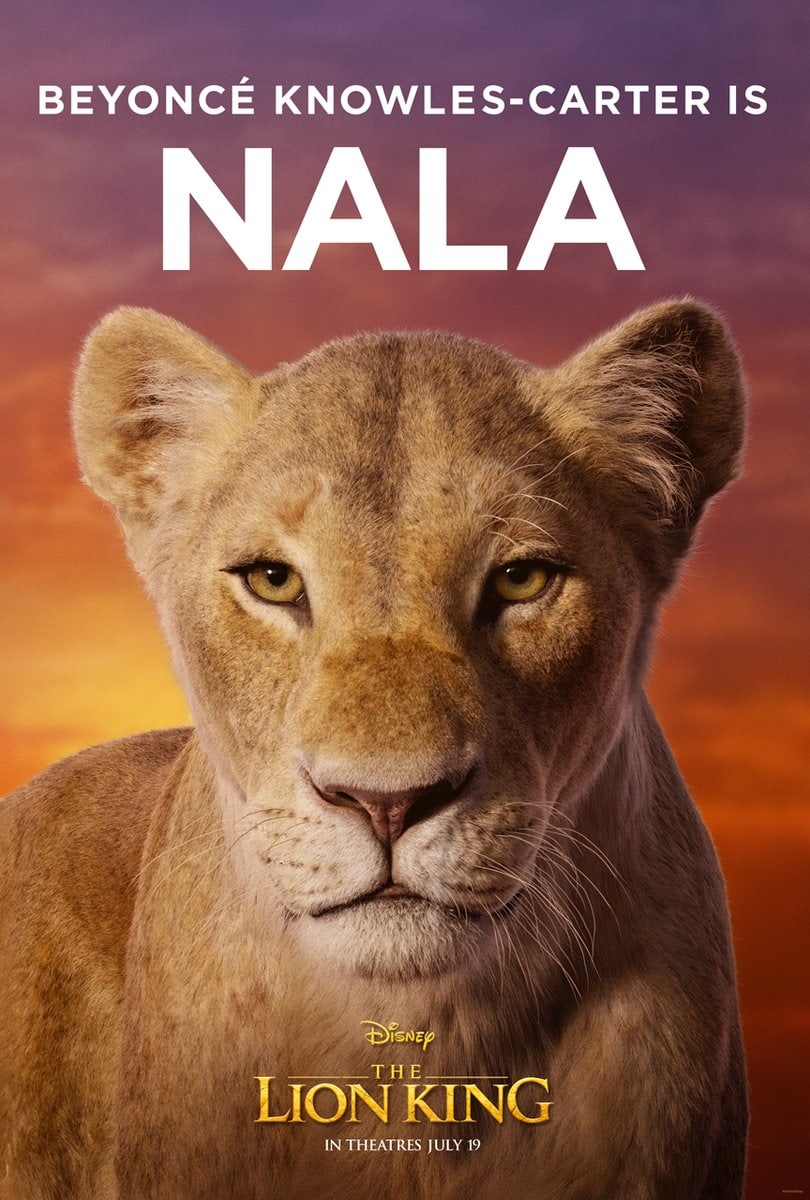 Дисней показал постеры к фильму «Король Лев», и вот как будут выглядеть его главные герои