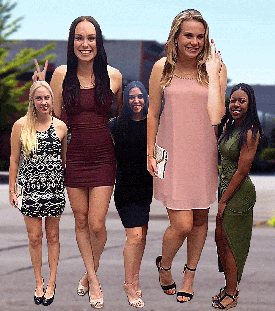 Большие девочки разница. 5 Девушек. Баскетболистка внешность. Разница в росте баскетболисток и черлидерш. 5 Девушек переглядываются.